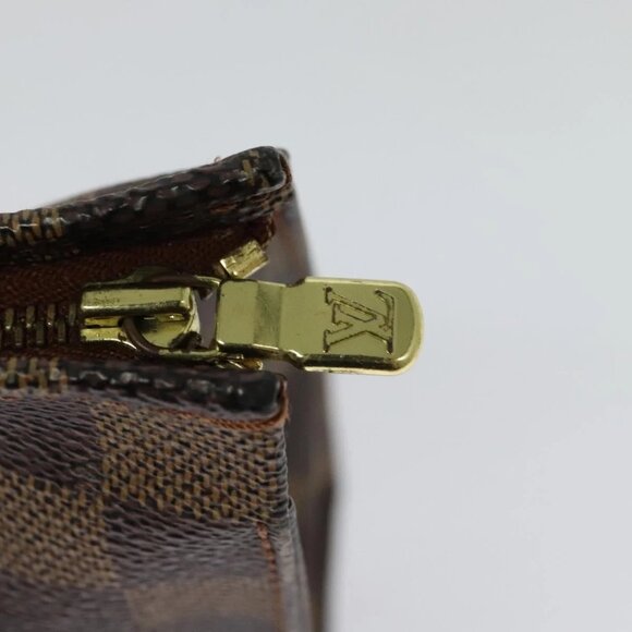 LOUIS VUITTON Damier Ebene Posh Toilette 26 Pouch N47543 LV Auth 135474 - Picture 8 of 15